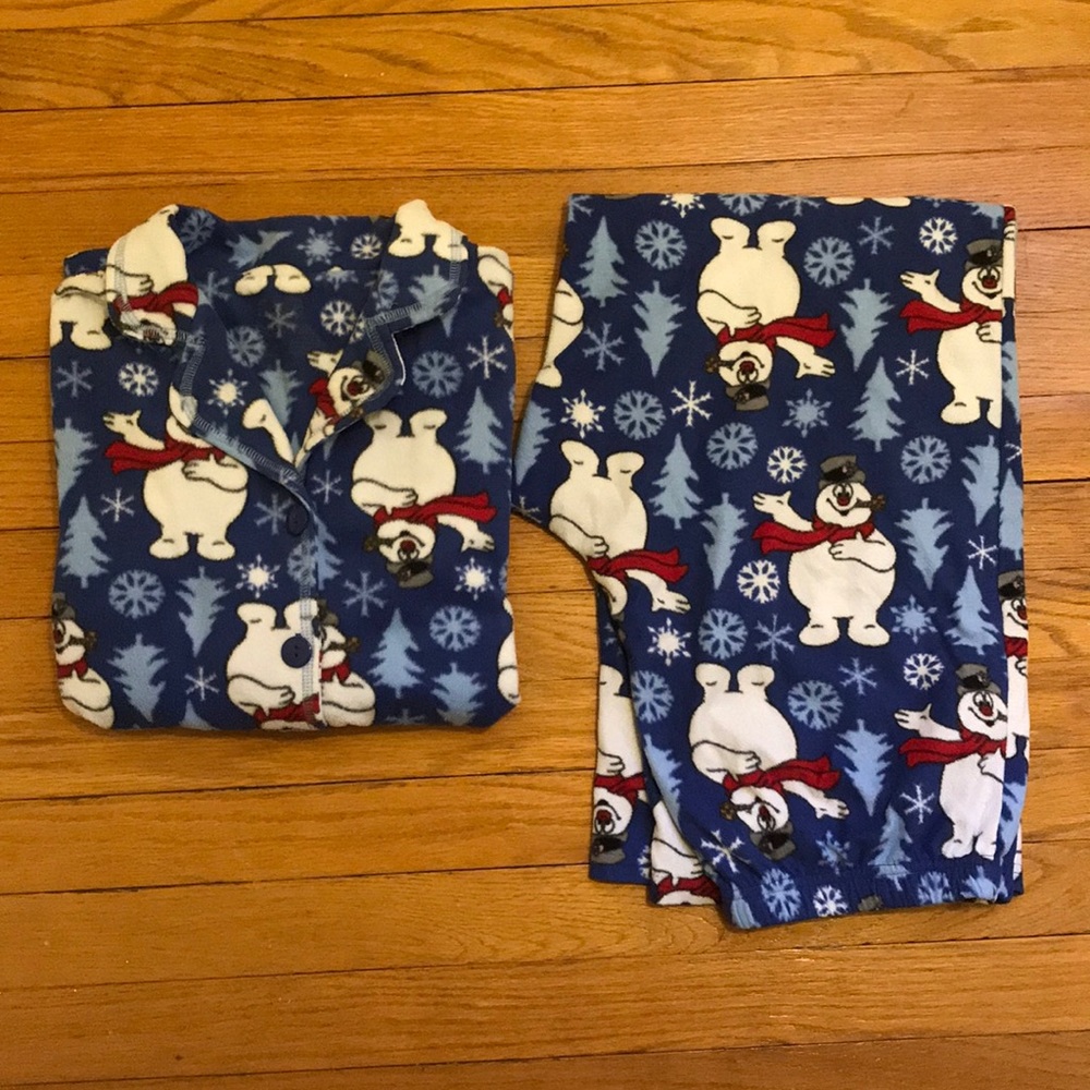 Frosty The Snowman Flannel 2 Piece PJs